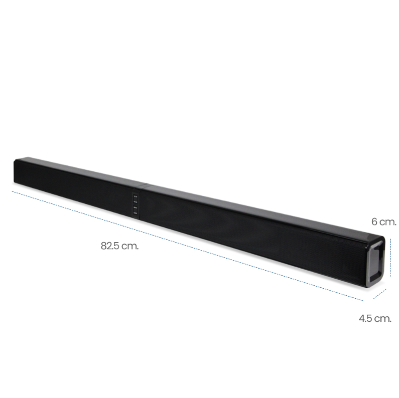 Foto 4 pulgar | Barra De Sonido Con Subwoofer Fol Bluetooth Hdmi Usb 100w