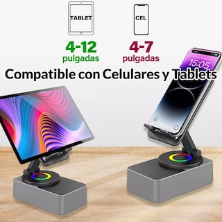 Foto 2 | Bocina Bluetooth Portátil con Soporte para Celular Eo Safe Imports Esi-18607 Negro