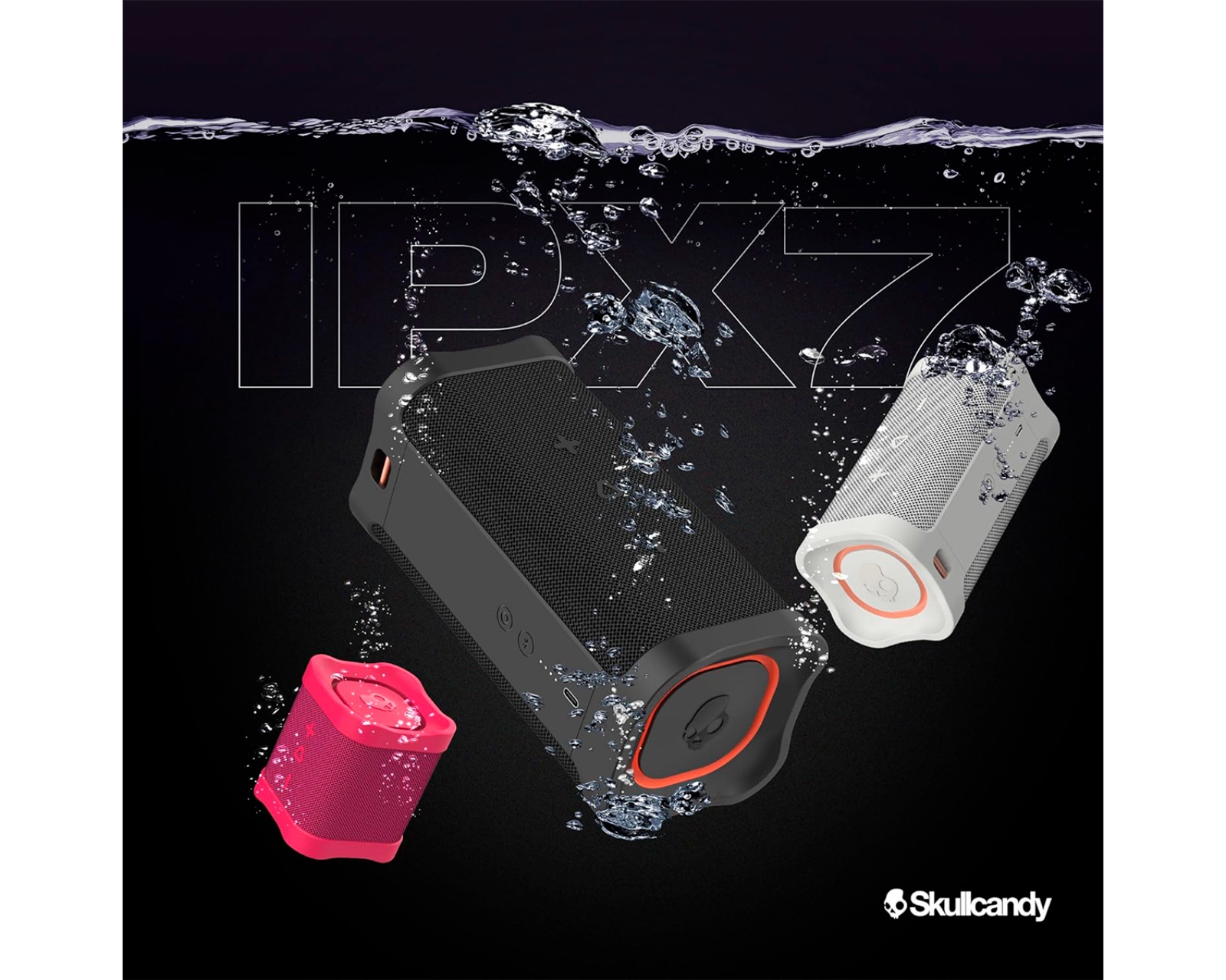 Foto 7 pulgar | Skullcandy Terrain Xl Altavoz Bluetooth Inalámbrico Contra Agua Ipx7 Negro