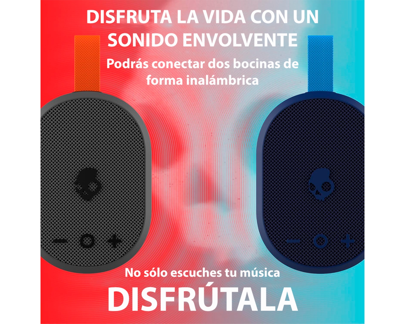 Foto 7 pulgar | Bocina con Bluetooth Portátil Skullcandy Ounce Gris