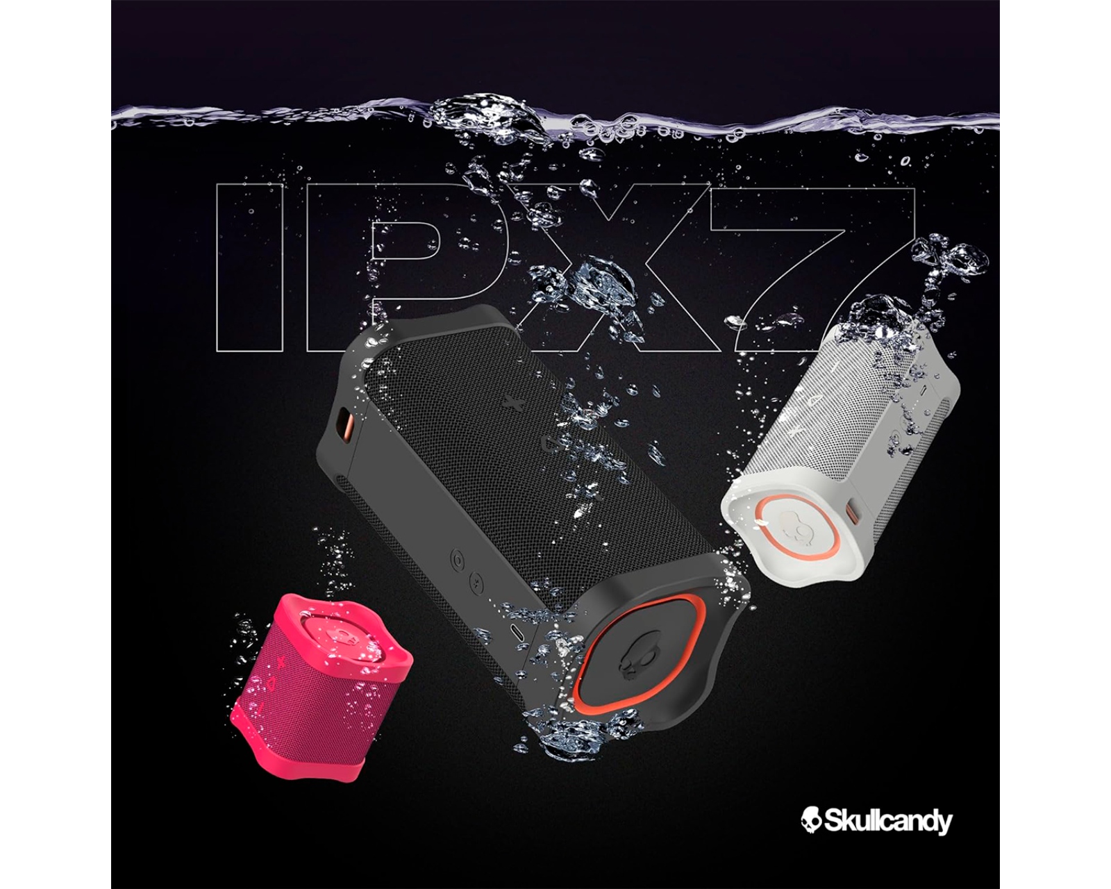 Foto 4 pulgar | Skullcandy Terrain Mini Altavoz Bluetooth Inalámbrico Contra Agua Ipx7 Azul