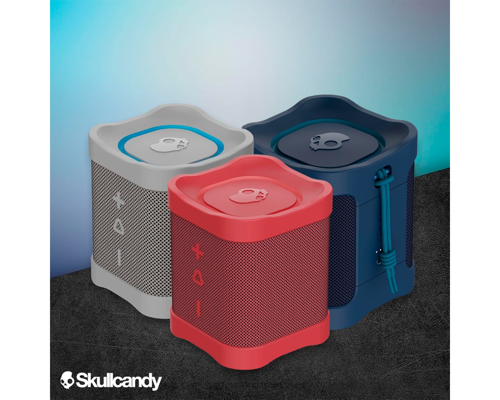 Foto 5 | Skullcandy Terrain Mini Altavoz Bluetooth Inalámbrico Contra Agua Ipx7 Azul