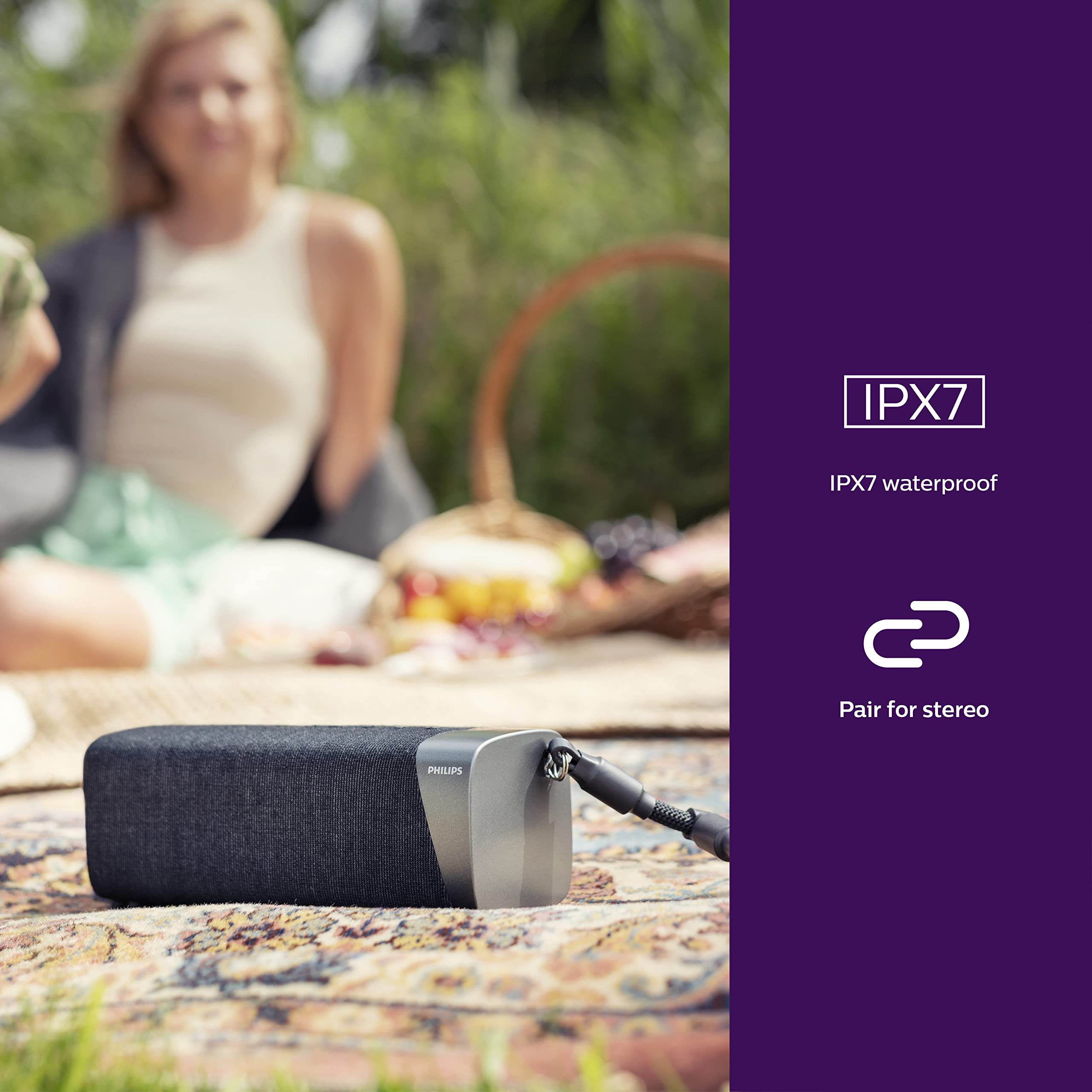 Foto 4 pulgar | Altavoz Bluetooth Philips S7505 Inalámbrico Con Banco De Energía Gris - Venta Internacional.