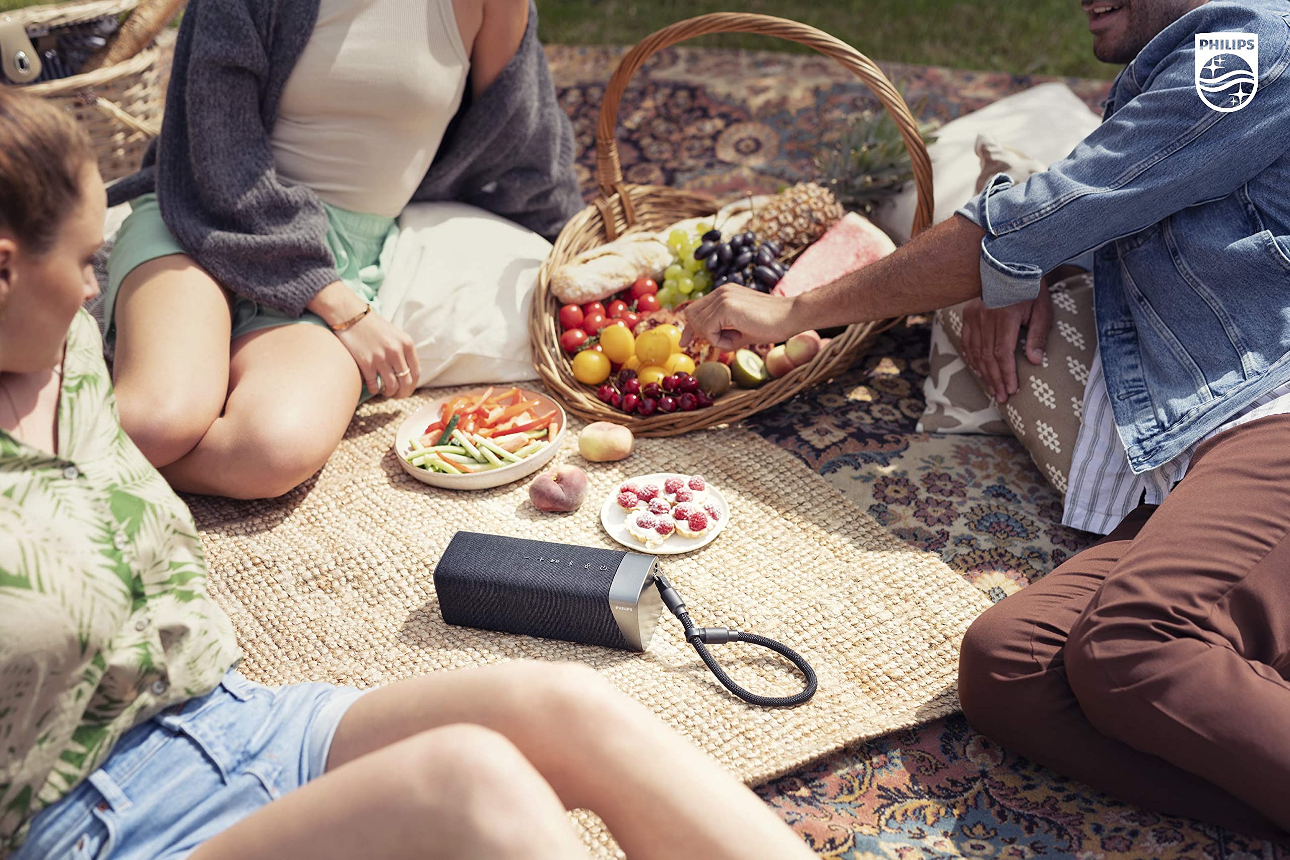 Foto 5 | Altavoz Bluetooth Philips S7505 Inalámbrico Con Banco De Energía Gris - Venta Internacional.