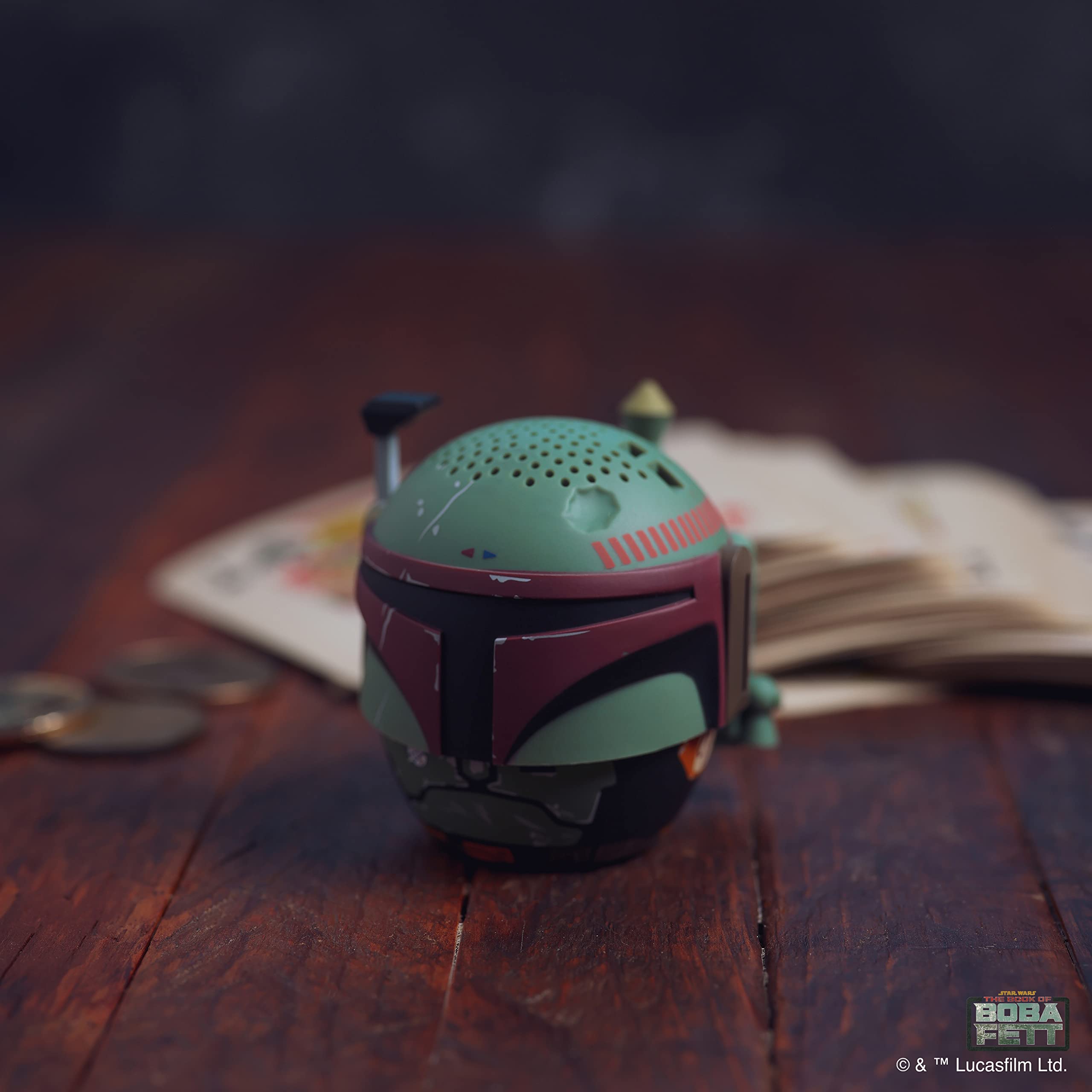 Foto 3 pulgar | Altavoz Bluetooth Bitty Boomers Star Wars Boba Fett Mini - Venta Internacional