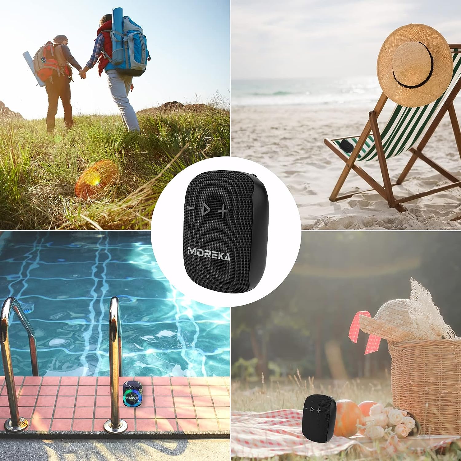 Foto 3 | Bocina Moto Bluetooth Con Sd, Radio Fm, 8w Resistente Al Agua