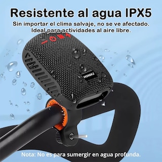 Foto 6 | Bocina Moto Bluetooth Con Sd, Radio Fm, 8w Resistente Al Agua
