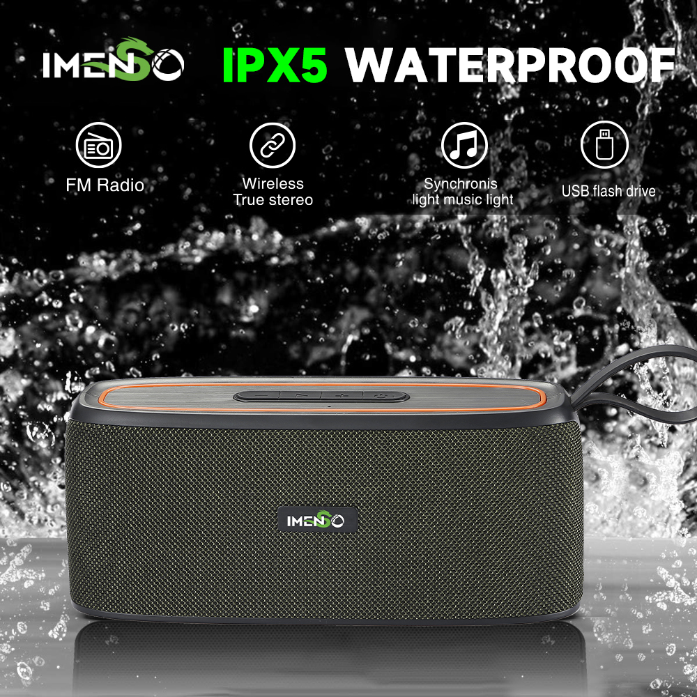 Foto 7 pulgar | Altavoz Bluetooth Imenso Ims-s1009 Exterior Portátil Rojo - Venta Internacional.