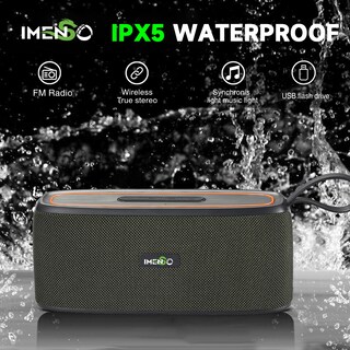 Foto 6 | Altavoz Bluetooth Imenso Ims-s1009 Exterior Portátil Rojo - Venta Internacional.