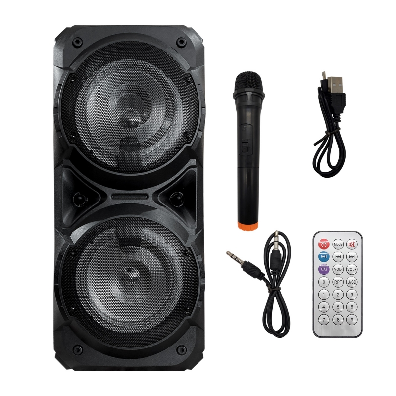 Foto 2 | Altavoz Bluetooth Karaoke Inalámbrico Togo-777 Con Micrófono - Venta Internacional.
