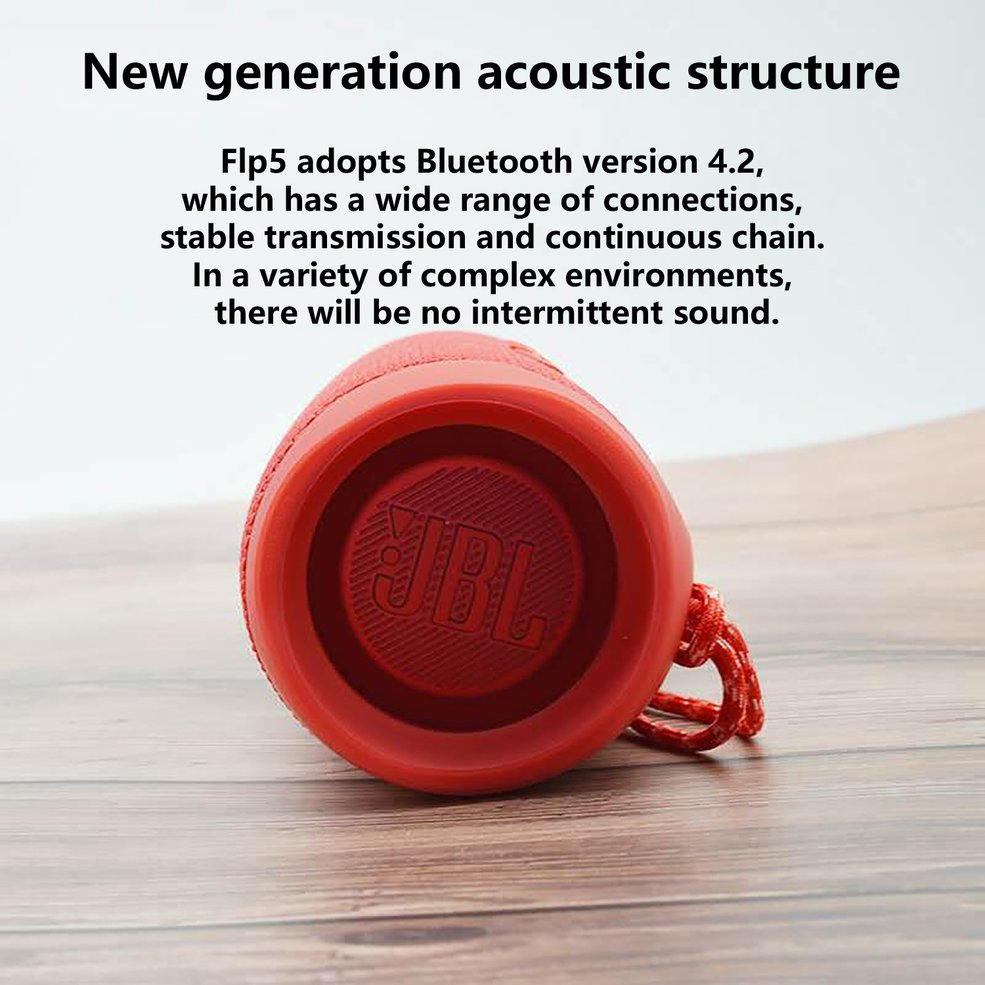 Foto 3 pulgar | Altavoz Inalámbrico Flip5 Para Exteriores Con Minisoporte Portátil Con Micrófono - Venta Internacional.
