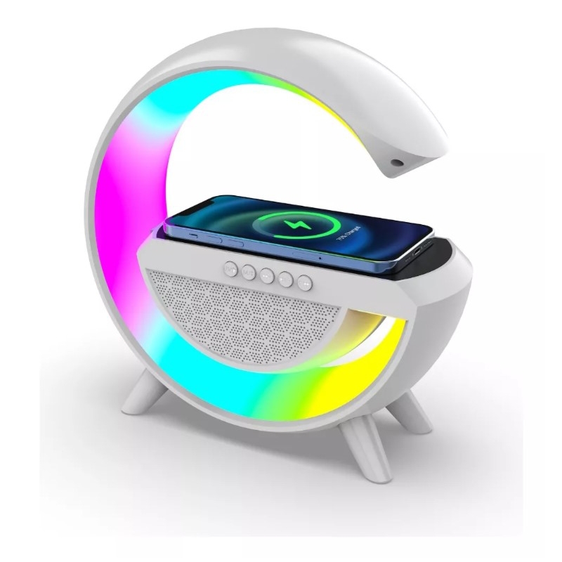 Foto 1 | Lámpara De Cargador Inalámbrico Con Altavoz Bluetooth Rgb Bt-2301 - Venta Internacional.