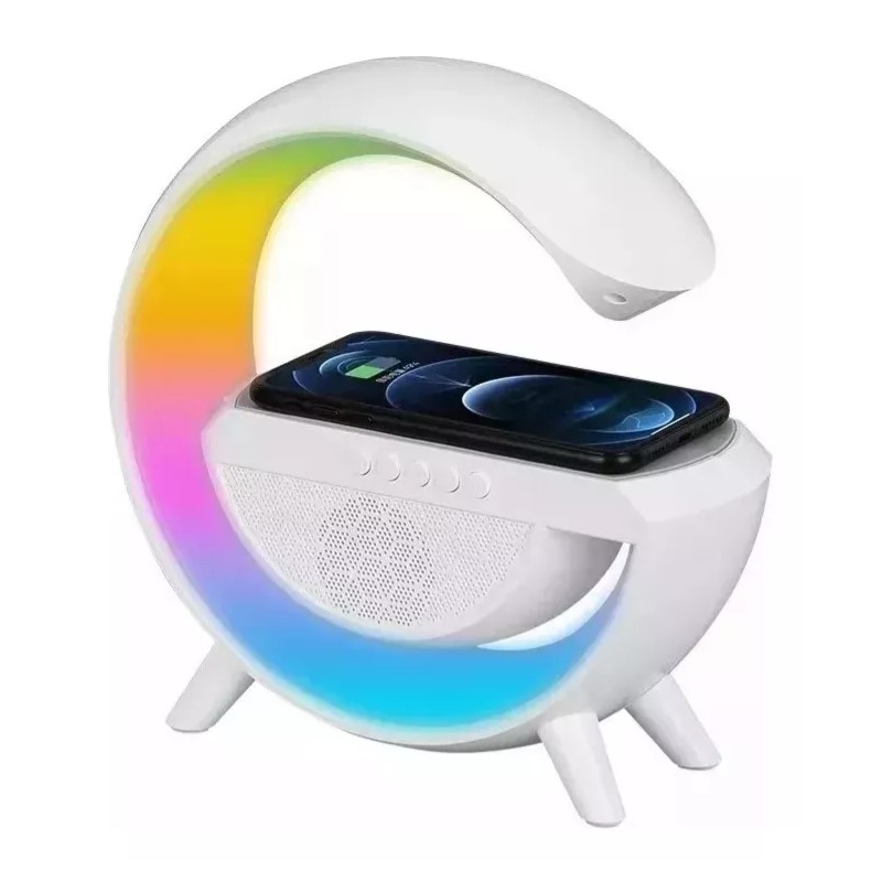 Foto 3 | Lámpara De Cargador Inalámbrico Con Altavoz Bluetooth Rgb Bt-2301 - Venta Internacional.