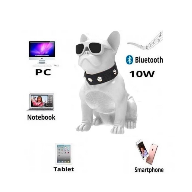 Foto 3 pulgar | Altavoz Inalámbrico Bluetooth Bulldog Blanco- Venta Internacional