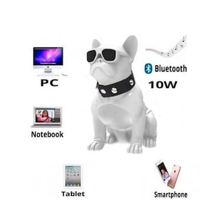 Foto 2 | Altavoz Inalámbrico Bluetooth Bulldog Blanco- Venta Internacional