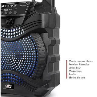 Foto 4 | Bocina Bafle Amplificado 6.5 Bluetooth Recargable Audiobox
