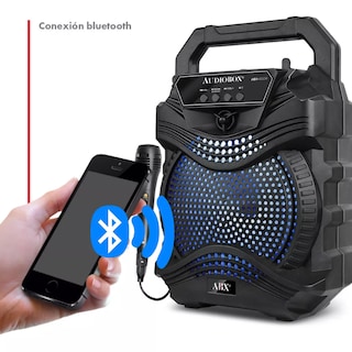 Foto 5 | Bocina Bafle Amplificado 6.5 Bluetooth Recargable Audiobox