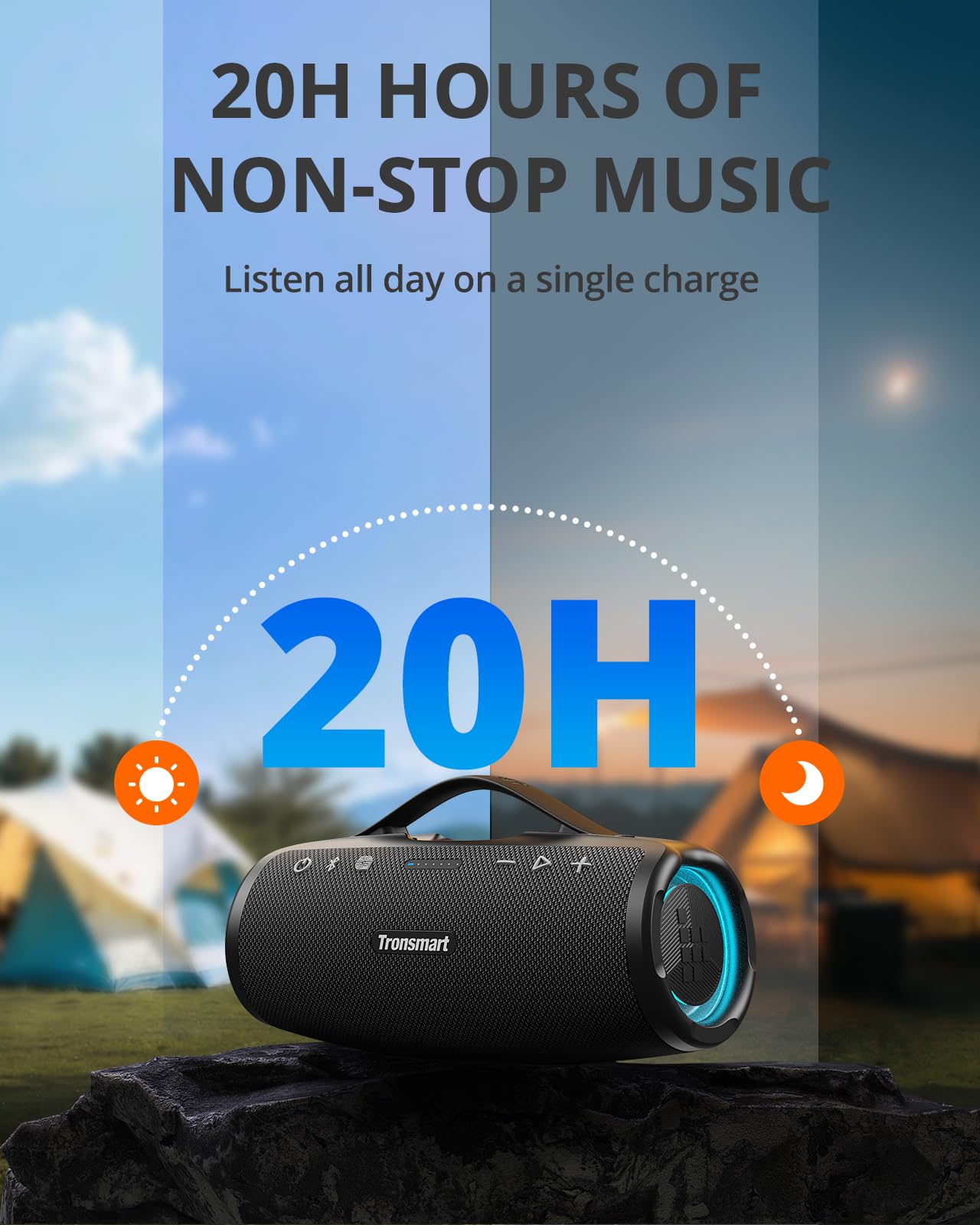 Foto 5 pulgar | Altavoz Bluetooth Portátil Tronsmart Mirtune S100 50w Negro - Venta Internacional.