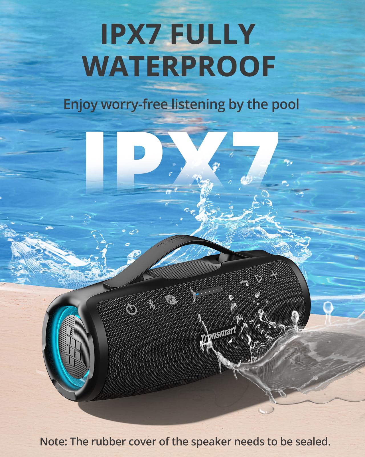 Foto 6 pulgar | Altavoz Bluetooth Portátil Tronsmart Mirtune S100 50w Negro - Venta Internacional.
