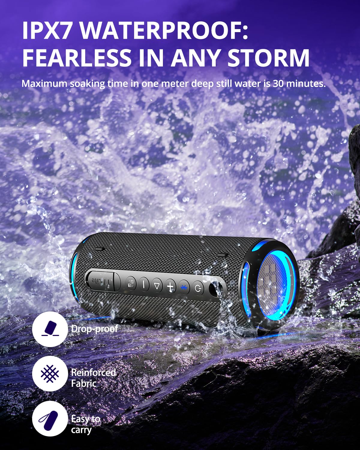 Foto 5 pulgar | Altavoz Bluetooth Portátil Tronsmart T7 Lite 24w Negro - Venta Internacional.