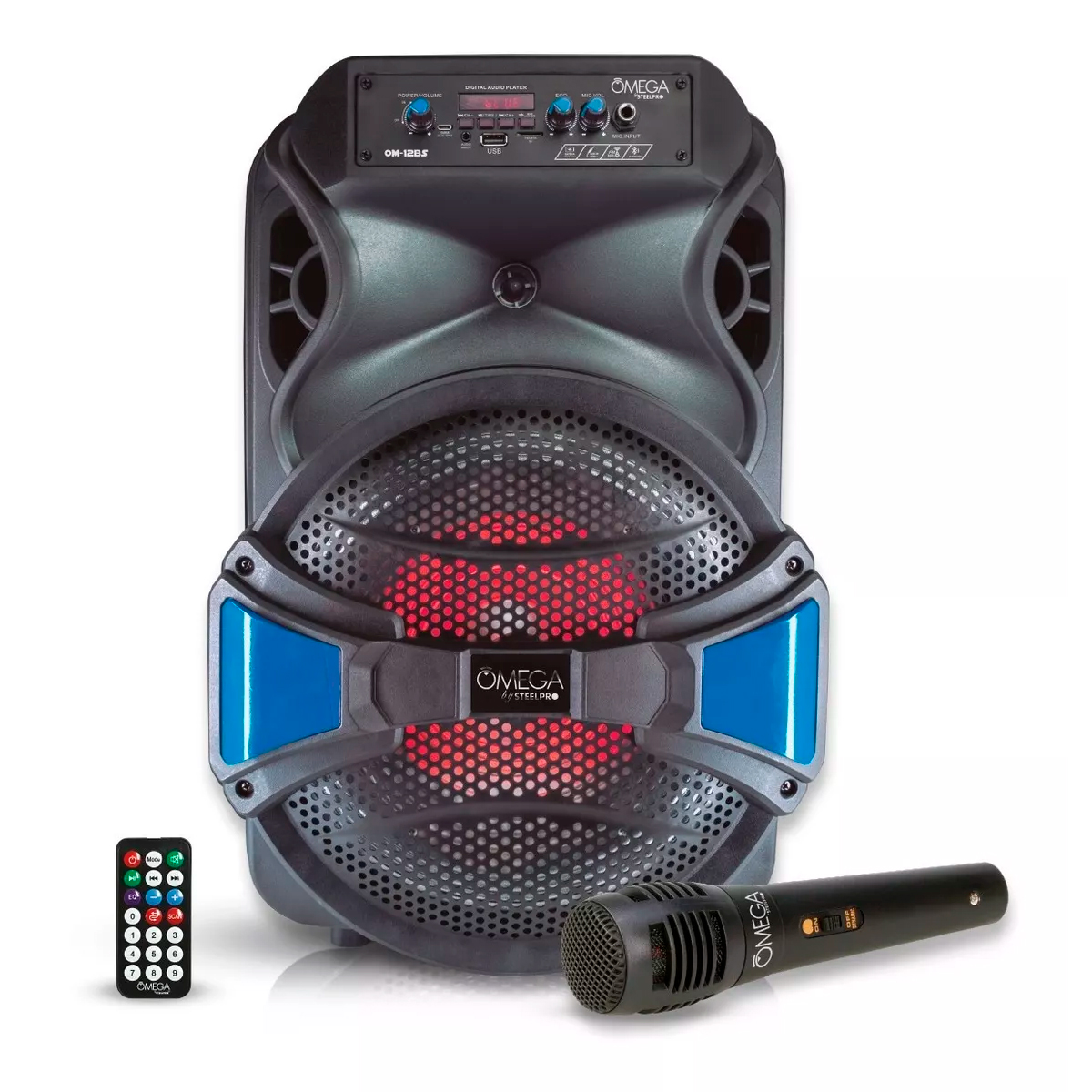 Foto 1 | Bocina Inalámbrica 12, Bluetooth, Luz Led, Tws Steelpro