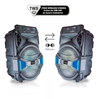 Foto 3 | Bocina Inalámbrica 12, Bluetooth, Luz Led, Tws Steelpro