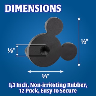 Foto 3 | Orejas De Ratón De Goma De Pvc Con Cierre De Alfileres (50 Unidades) Para Alfileres De Disney - Venta Internacional.