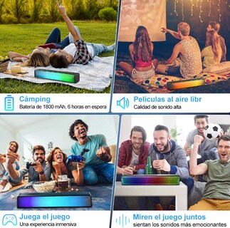 Foto 6 | Bocina Barra Bluetooth Rgb Xtellar