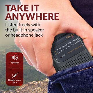 Foto 4 | Radio Portátil De Banda Am/fm Supersonic Sc-1105 Con Led Tune - Venta Internacional.