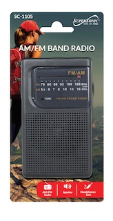 Foto 5 | Radio Portátil De Banda Am/fm Supersonic Sc-1105 Con Led Tune - Venta Internacional.