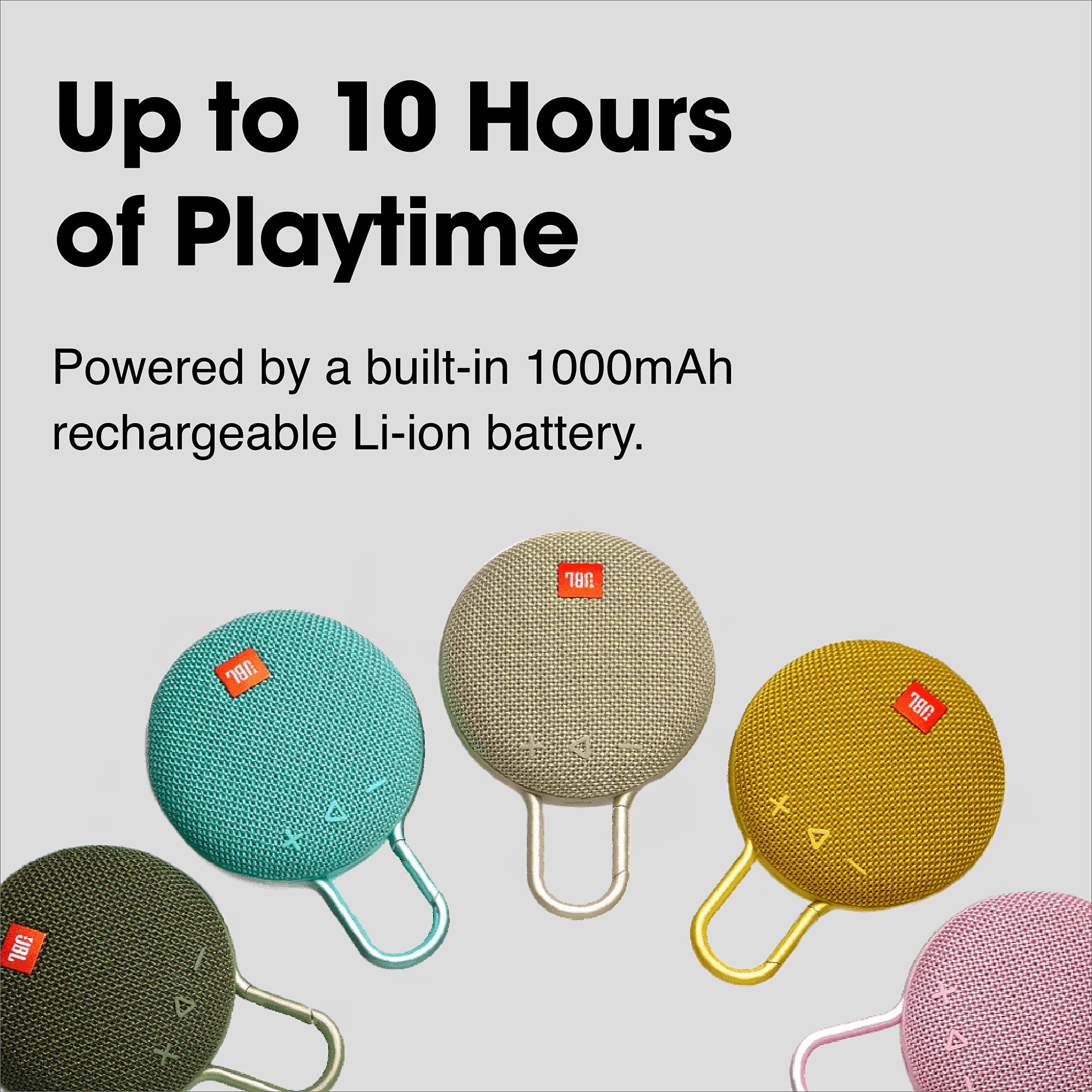 Foto 5 pulgar | Bocina Bluetooth Jbl Clip 3 Resistente al Agua Azul - Venta Internacional