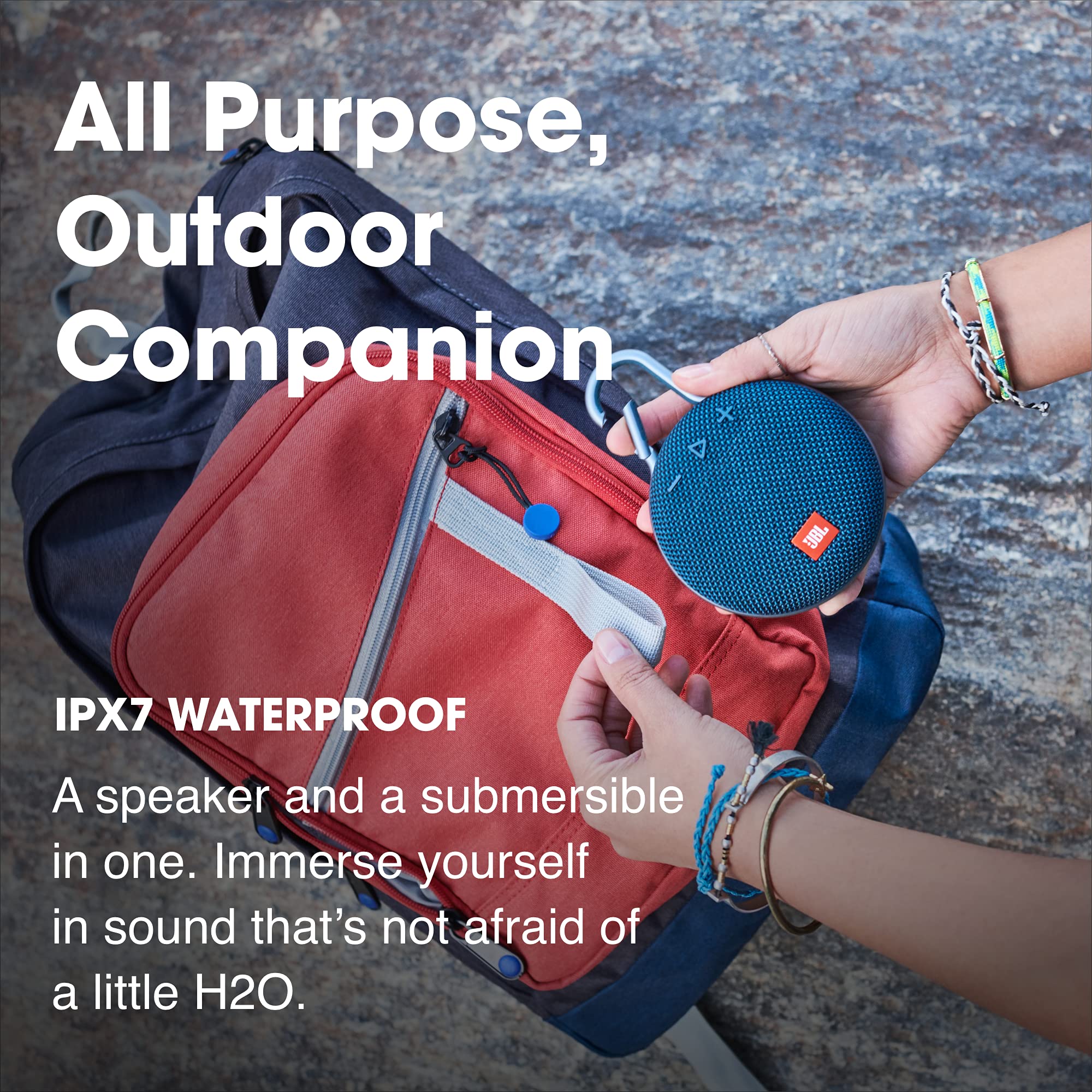 Foto 6 pulgar | Bocina Bluetooth Jbl Clip 3 Resistente al Agua Azul - Venta Internacional