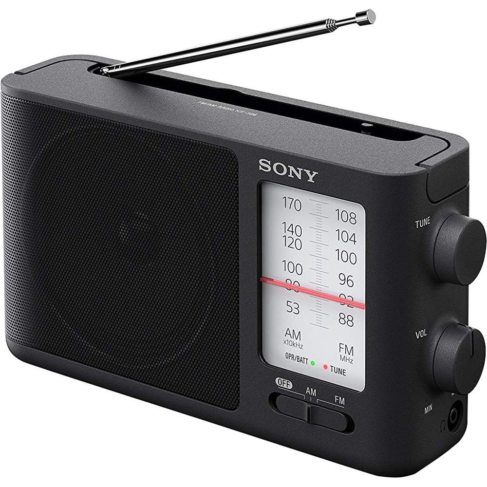 Foto 1 | Radio Fm/am Portátil Sony Icf-506 con Sintonización Analógica Negra - Venta Internacional