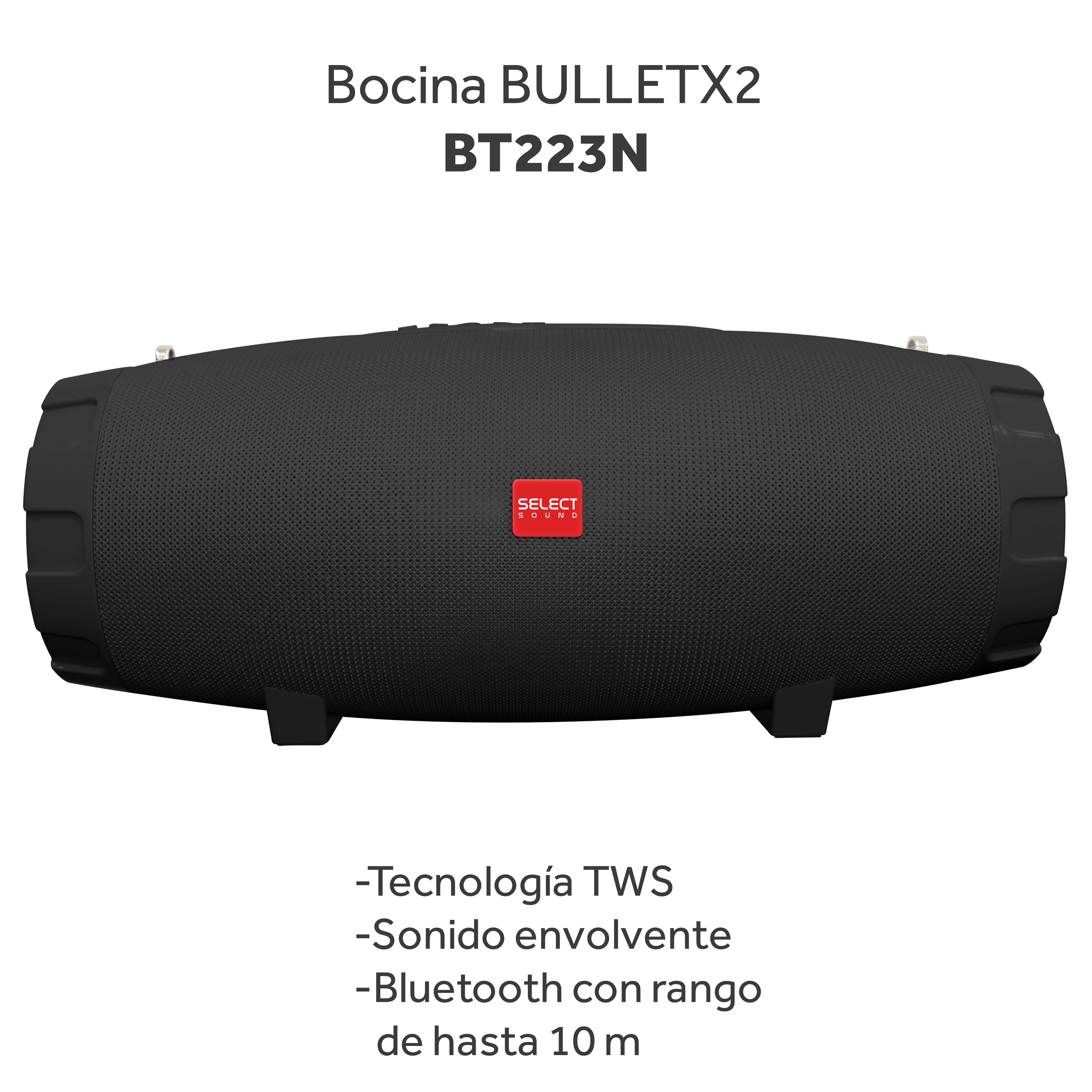 Foto 5 | Bocina Select Sound Portátil con Reproductor de Audio Bullet X2
