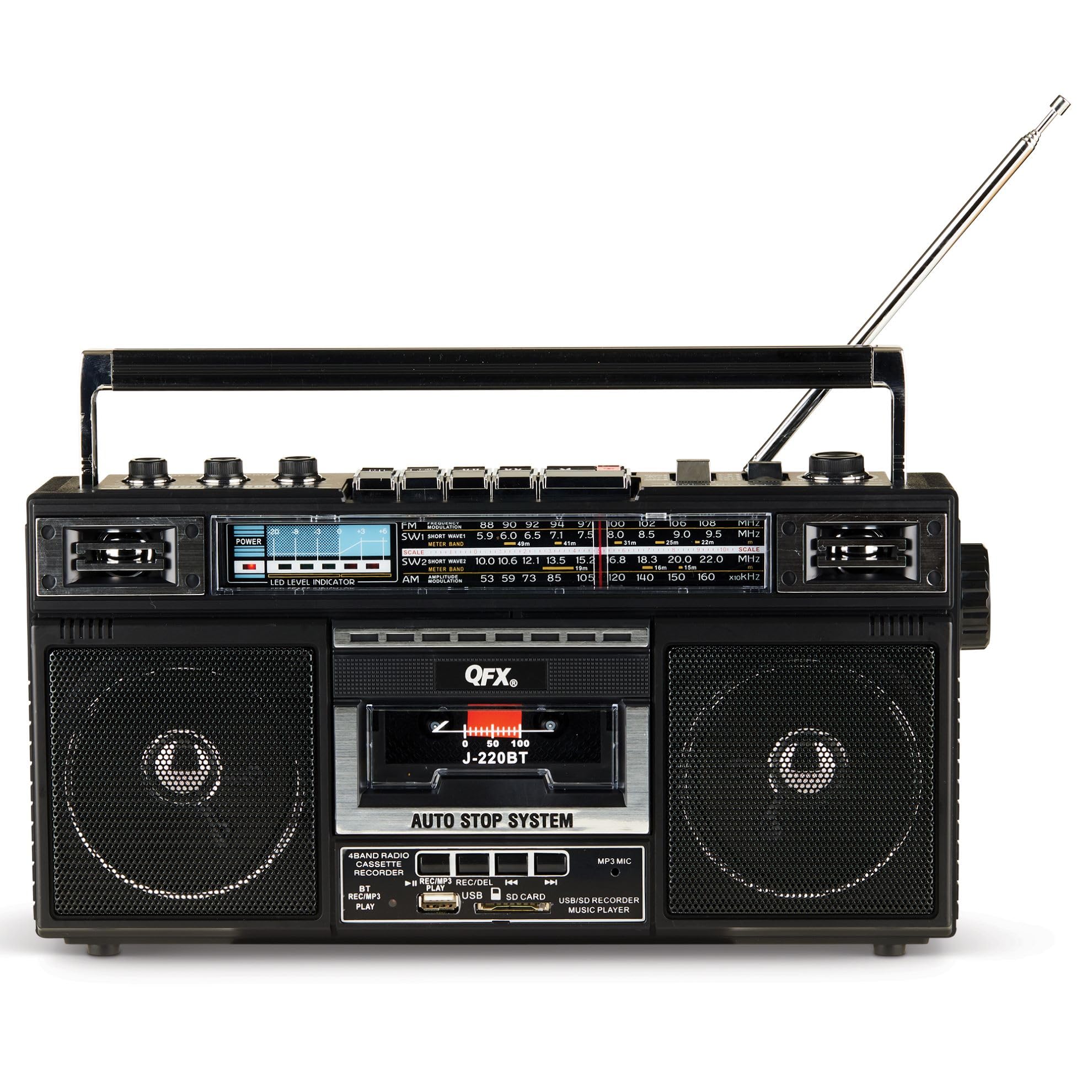 Conversión De Mp3 Boombox Qfx J-220bt De Radio A Casete - Venta Internacional.