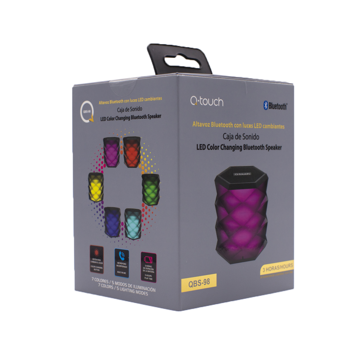 Foto 5 pulgar | Bocina Q-Touch QBS98 Portátil Bluetooth Recargable