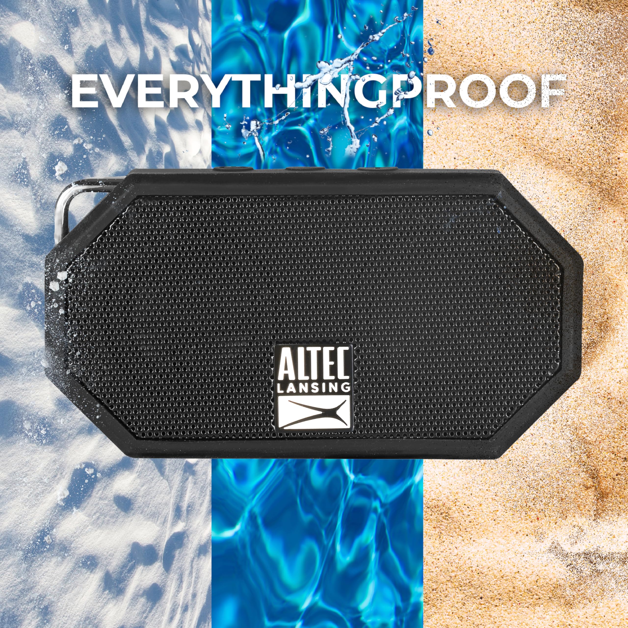 Foto 3 pulgar | Altavoz Bluetooth Impermeable Altec Lansing Mini H2o Negro - Venta Internacional.