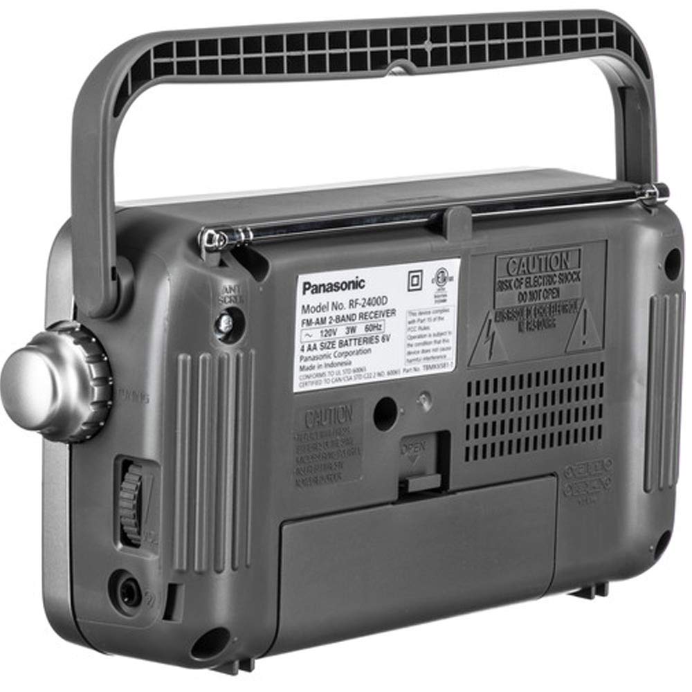 Foto 3 | Radio Panasonic Rf-2400d Am/fm Plata/gris - Venta Internacional.