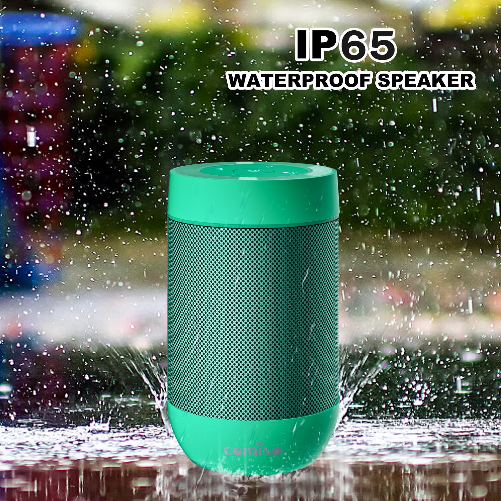 Foto 4 pulgar | Altavoz Bluetooth Comiso X26m Ip65 Impermeable Verde - Venta Internacional.