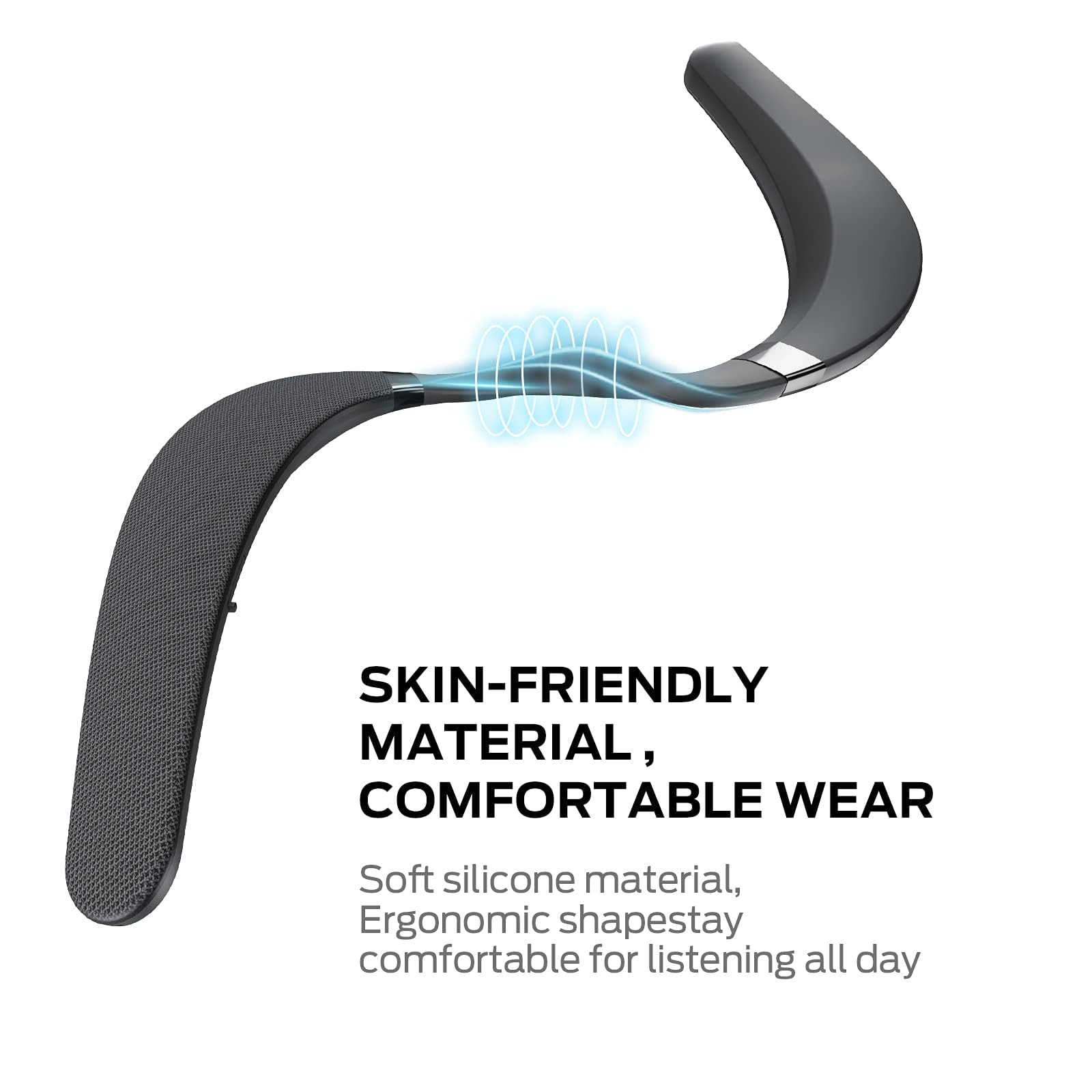 Foto 4 pulgar | Altavoz Bluetooth Monster Boomerang - Banda Para El Cuello, Color Negro - Venta Internacional.