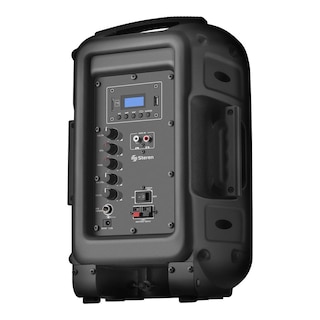 Foto 3 | Bafle de 8'' 1.100 W PMPO Bluetooth con Batería Recargable Negro