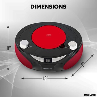 Foto 4 | Boombox Portátil Para Cd Magnavox Md6949 con Radio Am/fm y Bluetooth - Venta Internacional