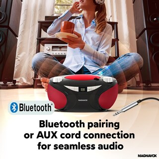 Foto 5 | Boombox Portátil Para Cd Magnavox Md6949 con Radio Am/fm y Bluetooth - Venta Internacional