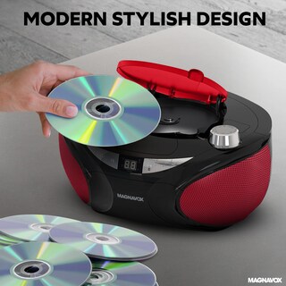 Foto 6 | Boombox Portátil Para Cd Magnavox Md6949 con Radio Am/fm y Bluetooth - Venta Internacional