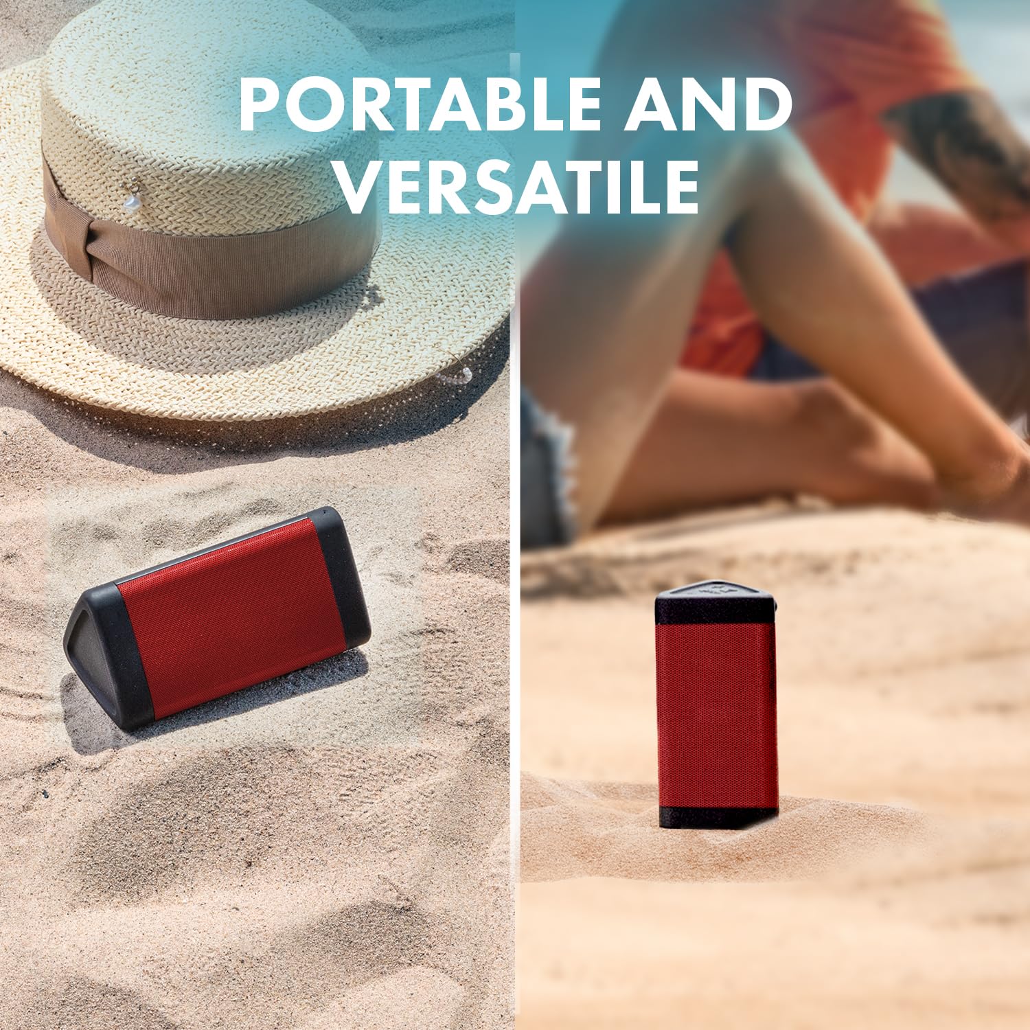 Foto 5 pulgar | Altavoz Bluetooth Cambridge SoundWorks OontZ Angle 3 Rojo - Venta Internacional