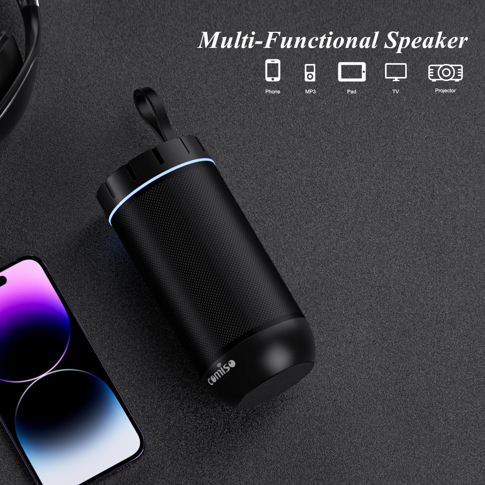 Foto 4 pulgar | Bocina Bluetooth Comiso Shower Ipx5 Resistente al Agua - Venta Internacional