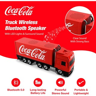 Foto 2 | Bocina Bluetooth Coca-cola Truck – Edición Coleccionable