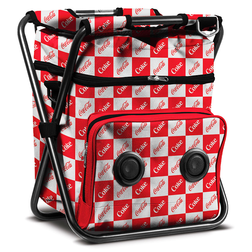 Foto 1 | Bocina Silla Coca Cola con  Bluetooth Roja