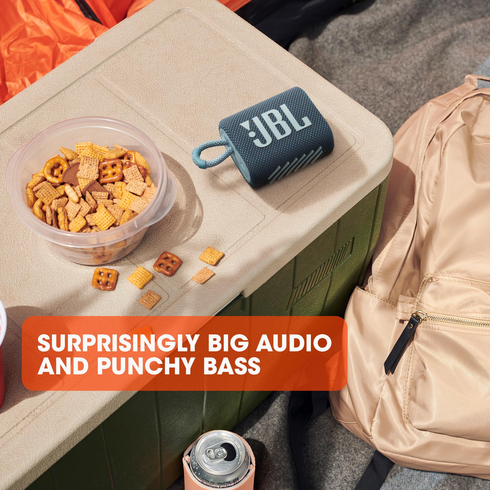Foto 4 pulgar | Altavoz Portátil Jbl Go 3 Bluetooth Impermeable Gris - Venta Internacional