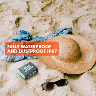 Foto 6 | Altavoz Portátil Jbl Go 3 Bluetooth Impermeable Gris - Venta Internacional